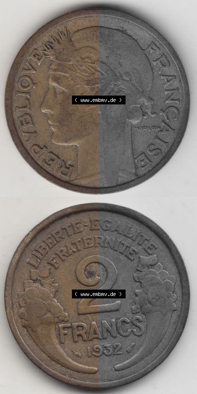 Umlaufmünze aus Frankreich in der Francs-Währung Sammlung