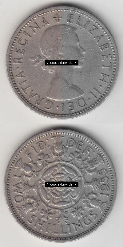 Münze aus Großbritannien Sammlung