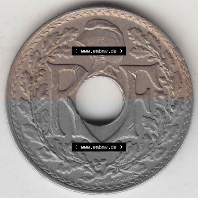 10 Cmes / Centime / Cent Umlaufmünze aus Frankreich in der Francs-Währung Sammlung