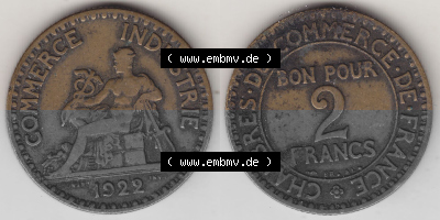 Umlaufmünze aus Frankreich in der Francs-Währung Sammlung
