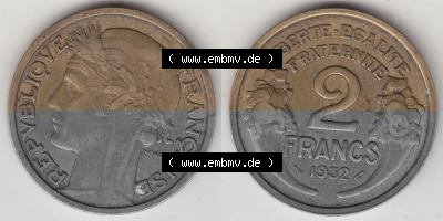 Umlaufmünze aus Frankreich in der Francs-Währung Sammlung