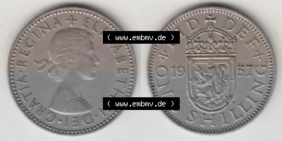 Münze aus Großbritannien Sammlung