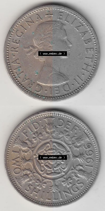Münze aus Großbritannien Sammlung