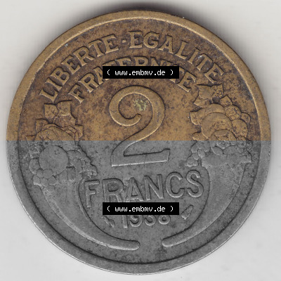 Umlaufmünze aus Frankreich in der Francs-Währung Sammlung