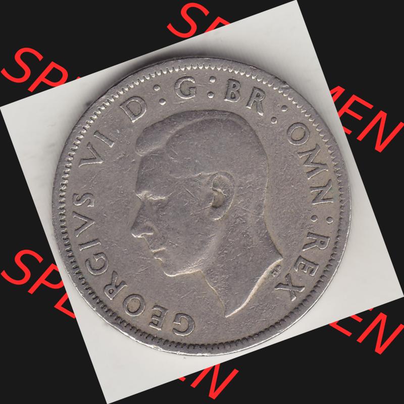 Alte Münzen Großbritannien Umlaufmünze 1947-1948, 2 Schilling-Florin, Two Shillings, 1948-3, George VI, GEORGIVS VI D G BR OMN REX, FID DEF IND IMP,... Sammlung