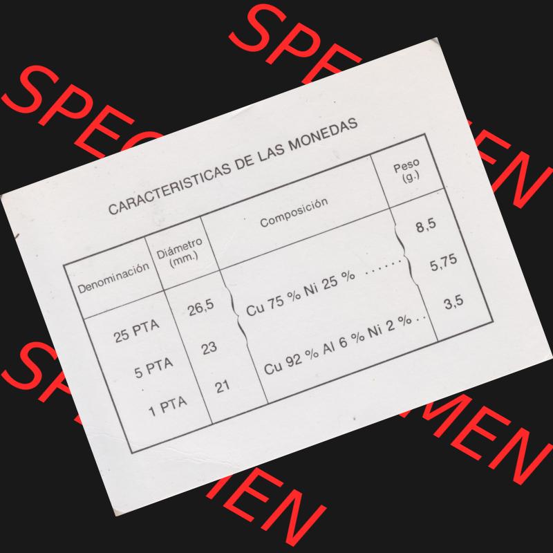 Alte Münzen KMS Spanien Madrid, Kursmünzensatz 1977, in Stempelglanz Spanien / Espana 1975-1980, Numismatische Daten 1977-1. Spanische Peseten-Münze aus offiziellen... Sammlung