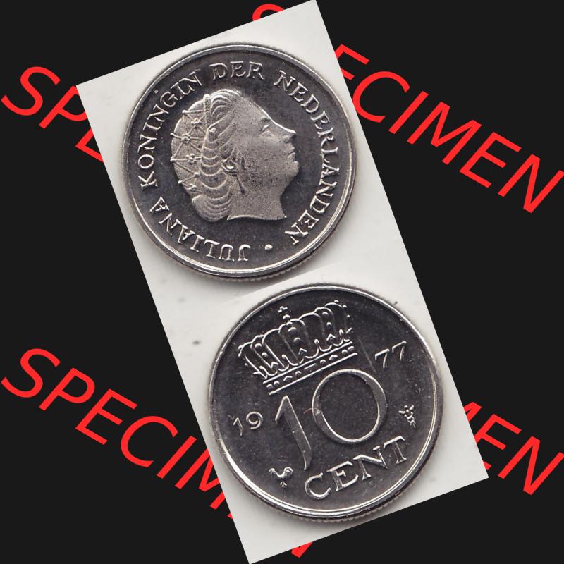 Alte Münzen KMS Niederlande, Kursmünzensatz 1977, 1950-1980, 10 Cent, 1977-1 JULIANA KONINGIN DER NEDERLANDEN. Digitales Bild / Bildmaterial für IPhone... Sammlung