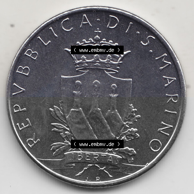 Bildmaterial Münzensatz / KMS 1979 aus San Marino 1979-1979, 100 Lire, J.P. LIBERTAS REPVBBLICA DI S. MARINO L.100. Vorderseite... Sammlung