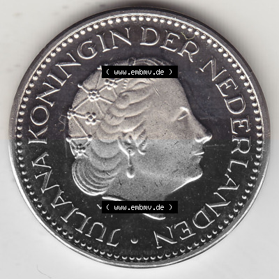 Alte Münzen KMS Niederlande, Kursmünzensatz 1977, 1967-1980, 1 Gulden, 1977 (Stück 1) JULIANA KONINGIN DER NEDERLANDEN. Vorderseite... Sammlung