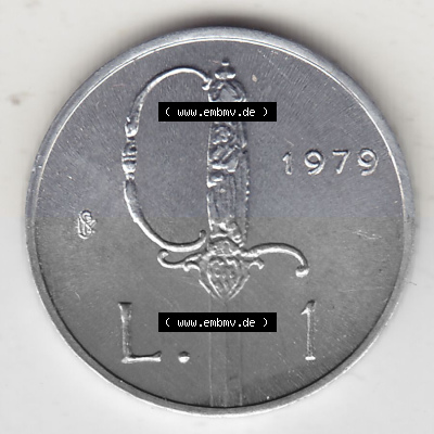 Bildmaterial Münzensatz / KMS 1979 aus San Marino 1979-1979, 1 Lira, 1 Lire, J. V. LIBERTAS REPVBBLICA DI S. MARINO, 1979 L.1.... Sammlung