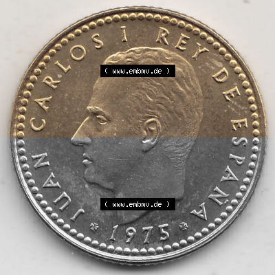Stempelglanz Spanien / Espana 1975-1980, 1 PTA UNA Peseta, 1977 Sammlung