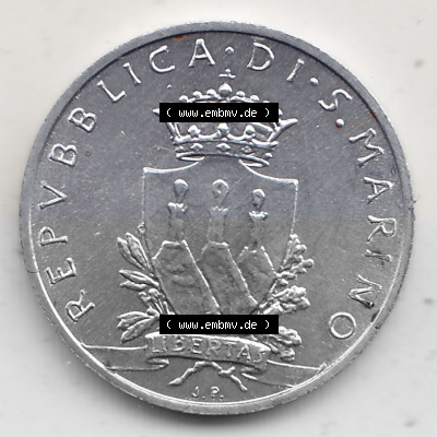 Bildmaterial Münzensatz / KMS 1979 aus San Marino 1979-1979, 1 Lira, 1 Lire, J. V. LIBERTAS REPVBBLICA DI S. MARINO, 1979 L.1.... Sammlung