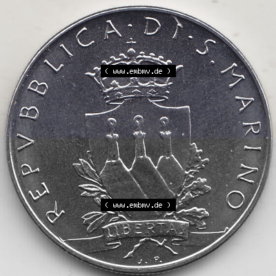 Bildmaterial Münzensatz / KMS 1979 aus San Marino 1979-1979, 50 Lire, J.P. LIBERTAS REPVBBLICA DI S. MARINO, L.50 VIGILO MONEO... Sammlung