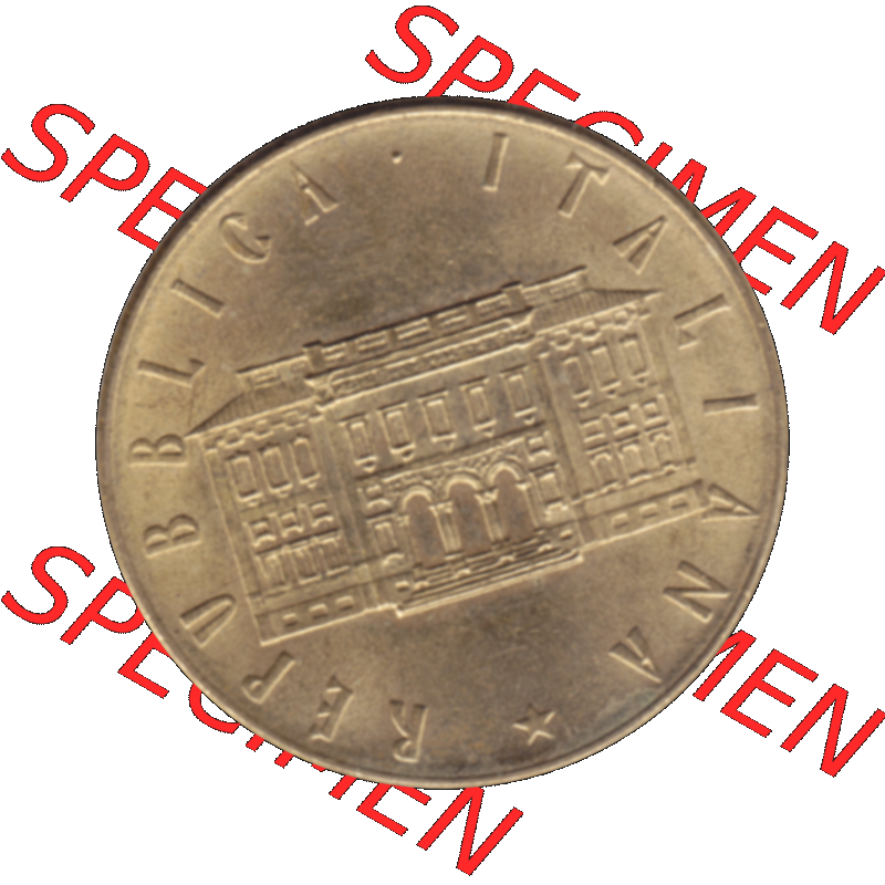 Bildmaterial einer Münze aus Italien / Italia als PNG-Grafik 1981-1981, 200 Lire FAO - Welternährungstag 1981-01. Vorderseite einer alten italienischen 200 Lire Gedenkmünze,... Sammlung