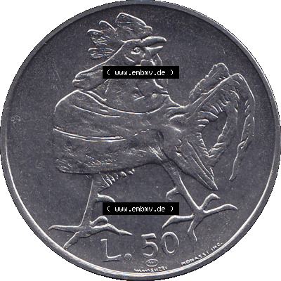 Bildmaterial Münzensatz / KMS 1974 aus San Marino Münze 1974-1974 als transparente PNG-Grafik, 50 Lire, L.50 MINGUZZI MONASSI INC.. Die digitalisierte Münze... Sammlung