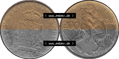 Bildmaterial Münzensatz / KMS 1979 aus San Marino im PNG-Format 1979-1979, 200 Lire, L.200, J. V. LIBERTAS REPVBBLICA DI S. MARINO,... Sammlung