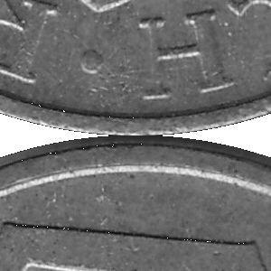 Ausschnitt zur Qualitätsprüfung vom Digitalen Bild Qualität