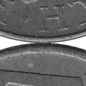 Ausschnitt zur Qualitätsprüfung vom Digitalen Bild Qualität