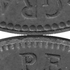 Ausschnitt zur Qualitätsprüfung vom Digitalen Bild Qualität