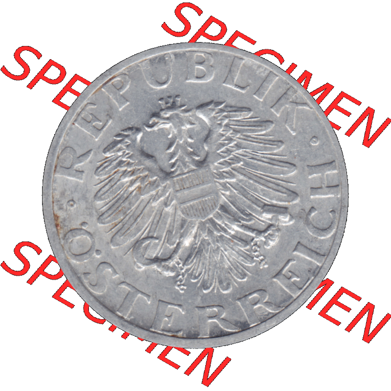 Alte Münze aus Österreich als PNG-Grafik 1946-1955, 50 Groschen 1955-01. Vorderseite der alten österreichischen Umlaufmünze aus Österreich, Münze vor Euro,... Sammlung