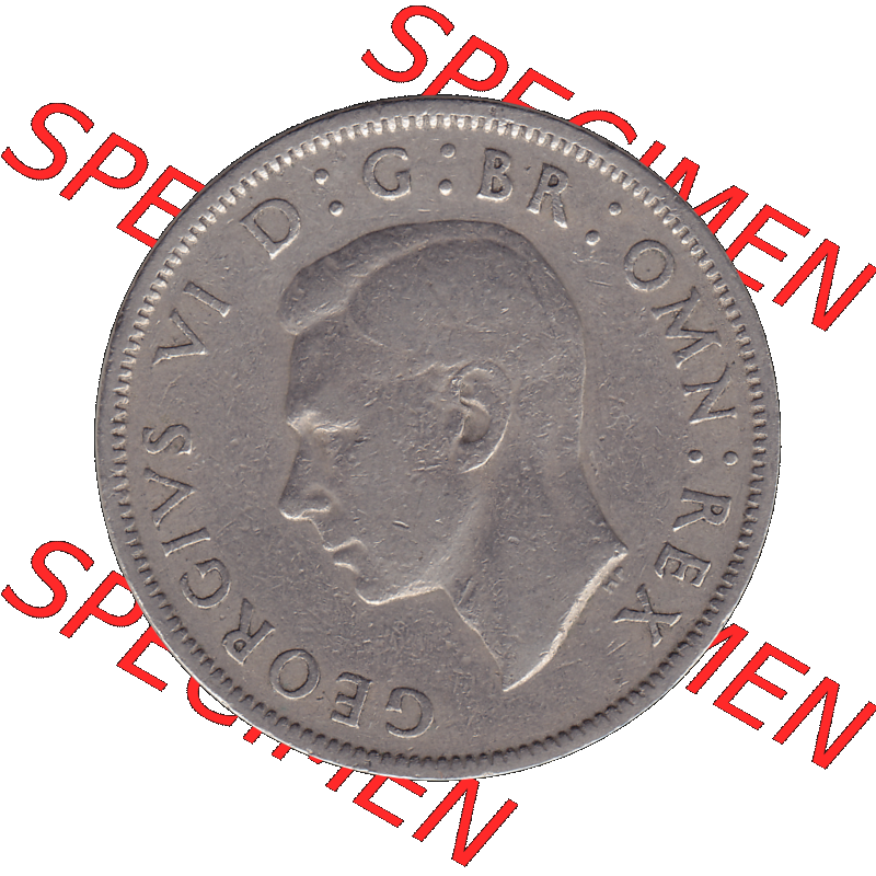Alte Münze Großbritannien, Bild in Farbe bzw. Color PNG-Grafik, Umlaufmünze aus dem Zeitraum 1947-1948, 2 Schilling-Florin, Two Shillings, 1948-07,... Sammlung