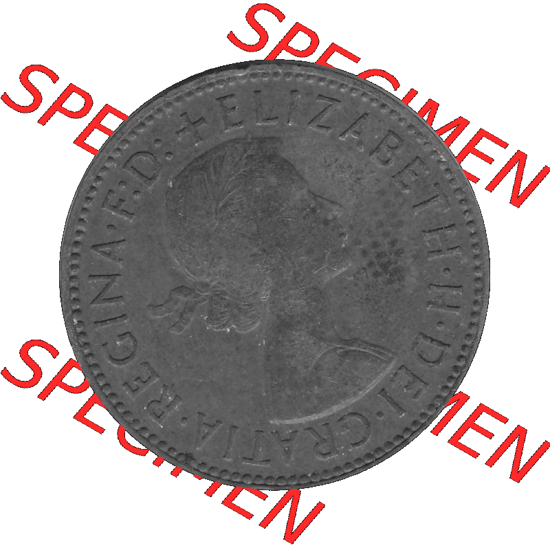 Alte Münze Großbritannien Umlaufmünze Half Penny, 1/2 Pence 1954-1970, Half Penny, Halber Pence 1959-01, Elisabeth II. - Schriftzug ELIZABETH II DEI GRATIA... Sammlung