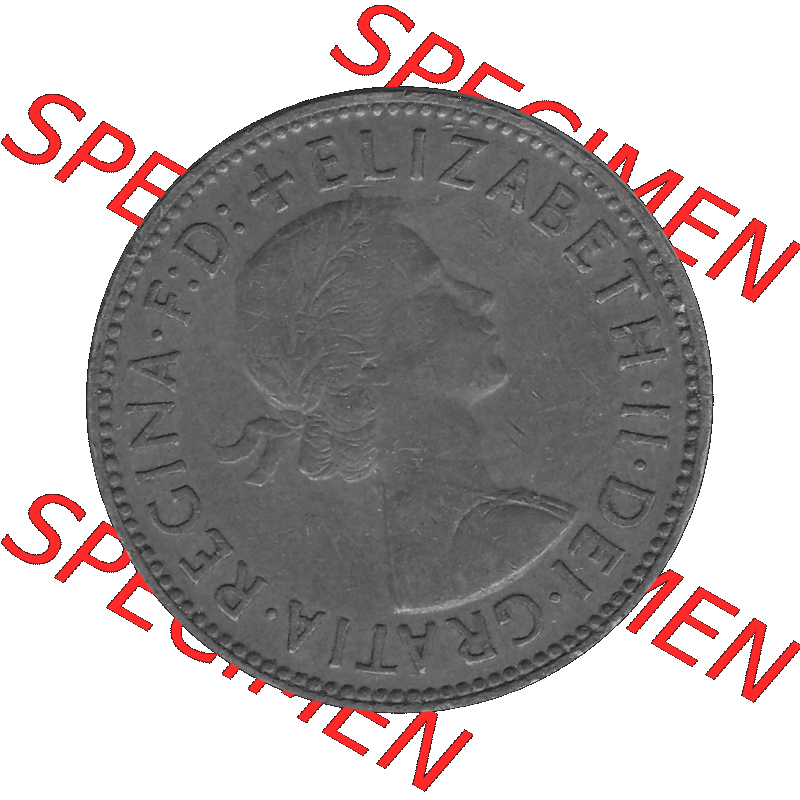 Alte Münze Großbritannien Umlaufmünze Half Penny, 1/2 Pence 1954-1970, Half Penny, Halber Pence 1960-01, Elisabeth II. - Schriftzug ELIZABETH II DEI GRATIA... Sammlung