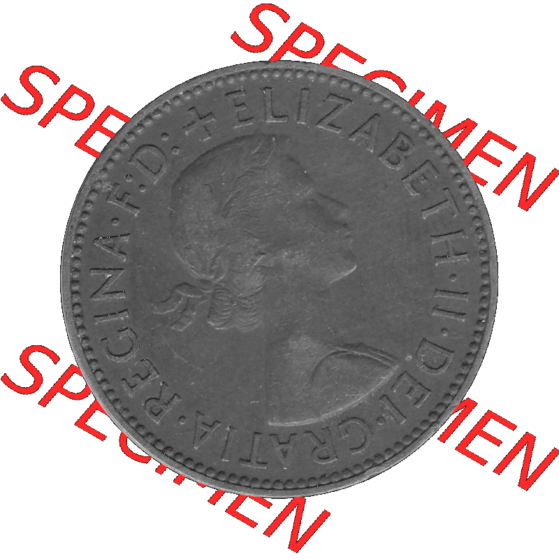 Alte Münze Großbritannien Umlaufmünze Half Penny, 1/2 Pence 1954-1970, Half Penny, Halber Pence 1958-01, Elisabeth II. - Schriftzug ELIZABETH II DEI GRATIA... Sammlung