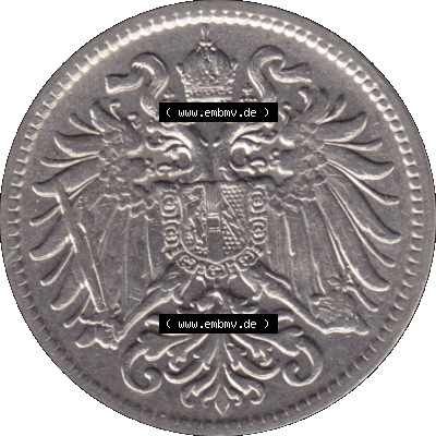 Alte Münze aus Kaiserreich Österreich als PNG-Grafik 1892-1911, 10 Heller 1909-01. Vorderseite der alten österreichischen 10 Heller Umlaufmünze aus Österreich Kaiserreich,... Sammlung