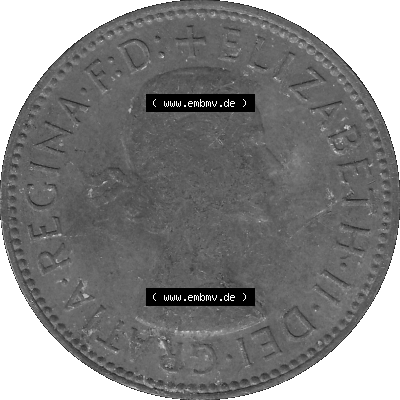 Alte Münze Großbritannien Umlaufmünze Half Penny, 1/2 Pence 1954-1970, Half Penny, Halber Pence 1967-01, Elisabeth II. - Schriftzug ELIZABETH II DEI GRATIA... Sammlung