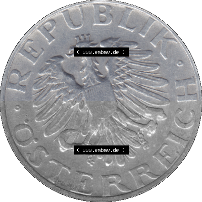 Alte Münze aus Österreich als PNG-Grafik 1946-1952, 2 Schilling 1946 (Stück 1) Sammlung