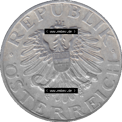 Alte Münze aus Österreich als PNG-Grafik 1946-1952, 2 Schilling 1947 (Stück 1) Sammlung