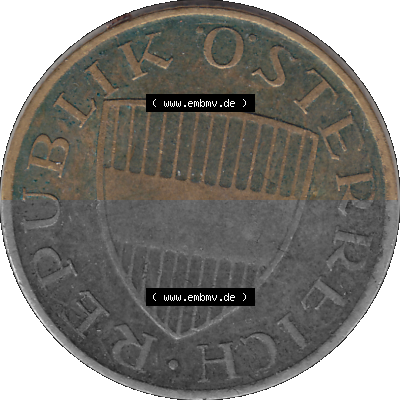 50 / Fünfzig Groschen Österreich in original Farbgebung von Scanner transparenten PNG 1959-2001, 50 Groschen 1971 (Stück 1),... Sammlung
