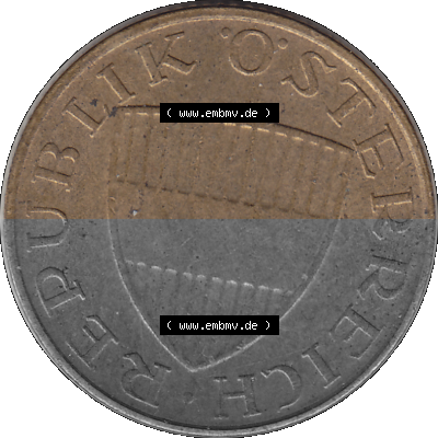 50 / Fünfzig Groschen Österreich in original Farbgebung von Scanner transparenten PNG 1959-2001, 50 Groschen 1973 (Stück 1),... Sammlung