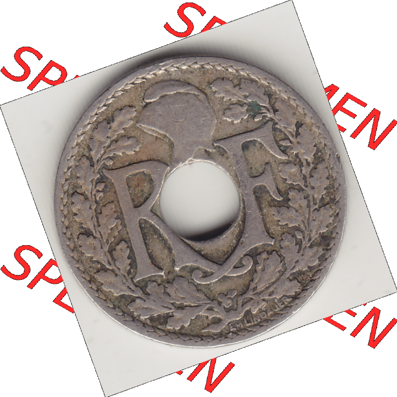 Münze Frankreich Umlaufmünzen Sammlung in PNG 1917-1938, 10 Centimes - Cmes 1920 (1) - Digitales Münzen-Bildmaterial einer französischen Francs Münze aus Frankreich... Sammlung