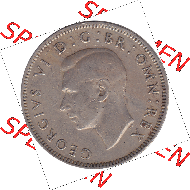 Münzen Großbritannien Umlaufmünzen Sammlung in PNG 1947-1948, 1 One Schilling - One Shilling, 1948-08 Stehender gekrönter Löwe auf Krone (5) - Digitales... Sammlung