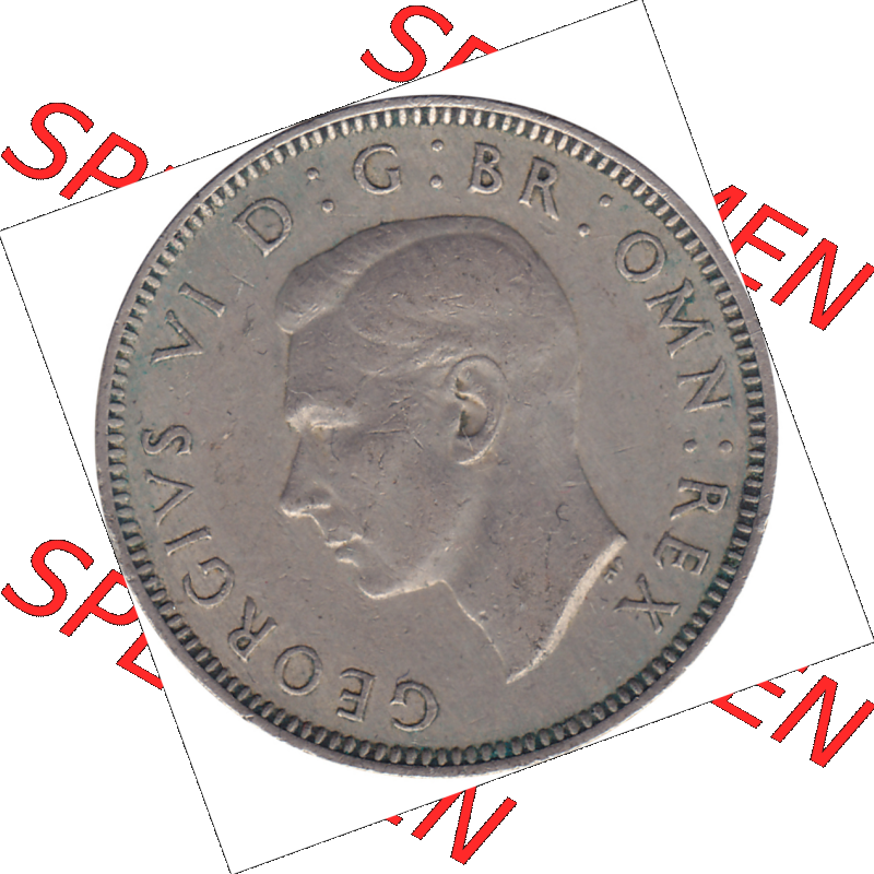 Münzen Großbritannien Umlaufmünzen Sammlung in PNG 1947-1948, 1 One Schilling - One Shilling, 1948-03 Sitzender gekrönter Löwe auf Krone (5) - Digitales... Sammlung