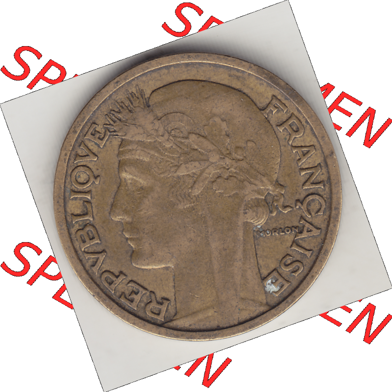 Münze Frankreich Umlaufmünzen Sammlung in PNG 1931-1941, 2 Franken 1932-2 LIBERTE EGALITE FRATERNITE (1) - Digitales Münzen-Bildmaterial einer französischen Francs Münze... Sammlung