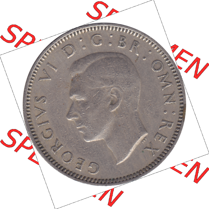 Münzen Großbritannien Umlaufmünzen Sammlung in PNG 1947-1948, 1 One Schilling - One Shilling, 1948-01 Sitzender gekrönter Löwe auf Krone (5) - Digitales... Sammlung