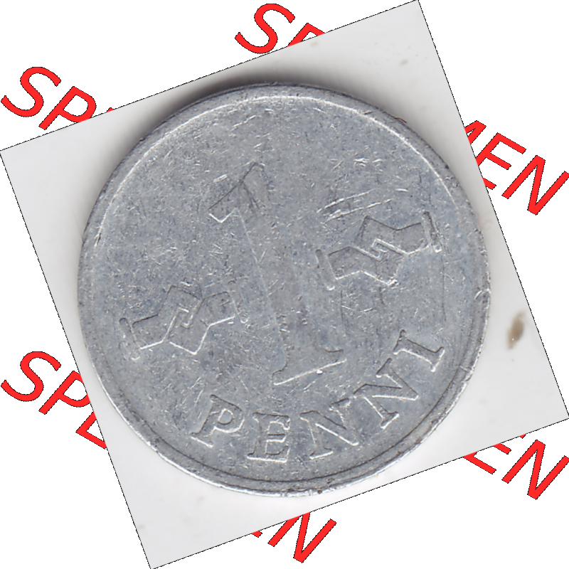 Münze Finnland / SUOMI Umlaufmünzen Sammlung in PNG 1969-1979, 1 Penni (1) - Digital Münzen-Bildmaterial einer Münze aus Finnland in farbige mit einen Scanner erstellten... Sammlung