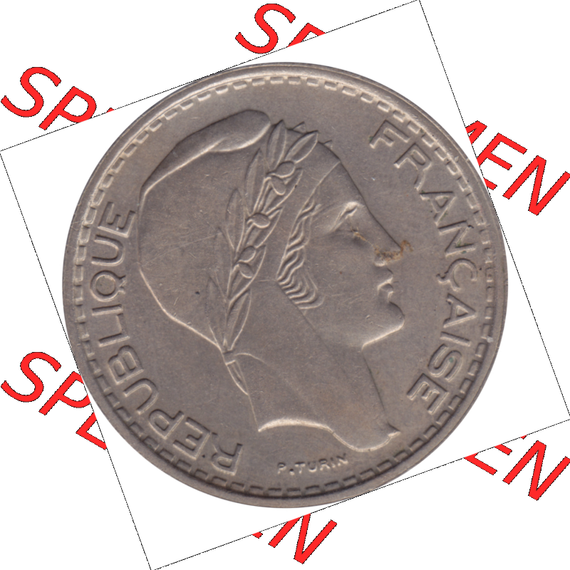 Münze Frankreich Umlaufmünzen Sammlung in PNG 1947-1949, 10 Francs, Franken 1948-01 (6) - Digitales Münzen-Bildmaterial einer französischen Francs Münze aus... Sammlung