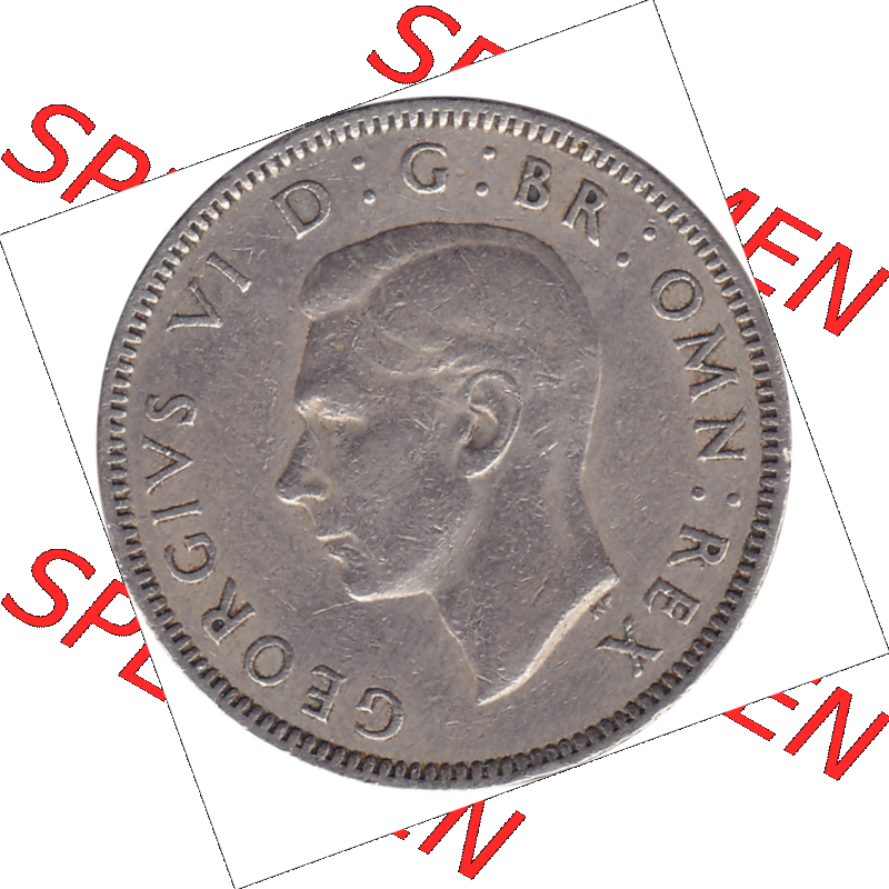 Münzen Großbritannien Umlaufmünzen Sammlung in PNG 1947-1948, 1 One Schilling - One Shilling, 1948-02 Sitzender gekrönter Löwe auf Krone (5) - Digitales... Sammlung