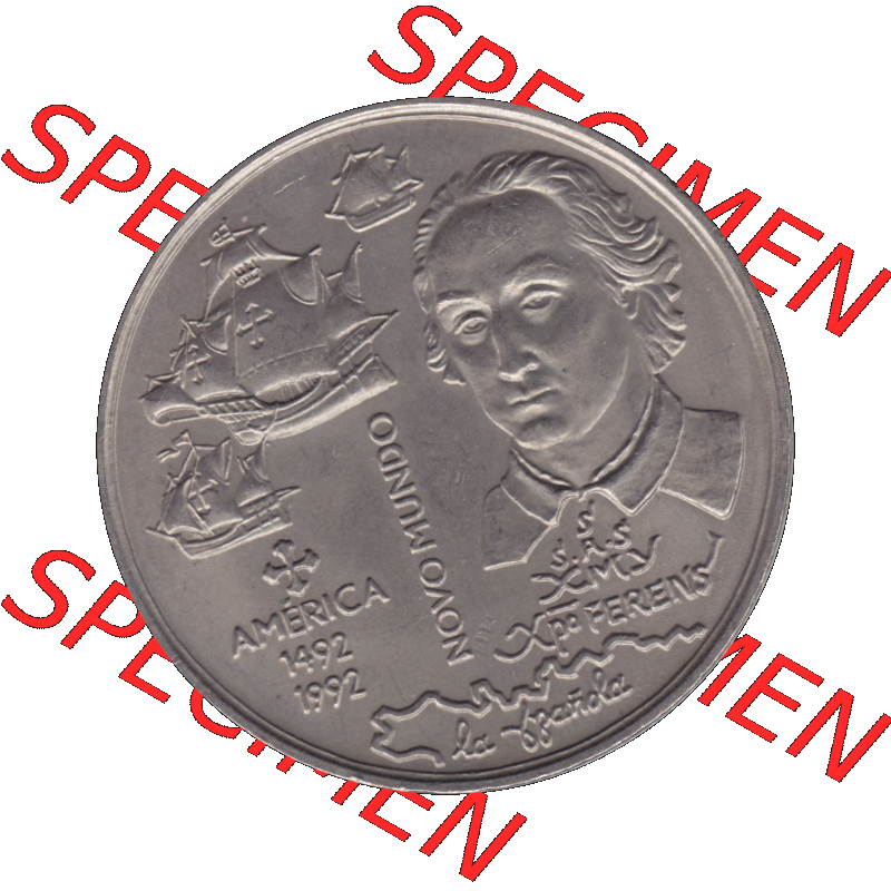 Alte Gedenkmünze aus Portugal als PNG-Grafik 1992, 200 Escudos, America 1492, Novomundo, Xpo Perens. Rückseite der portugiesischen 200 Escudos Gedenkmünze... Sammlung