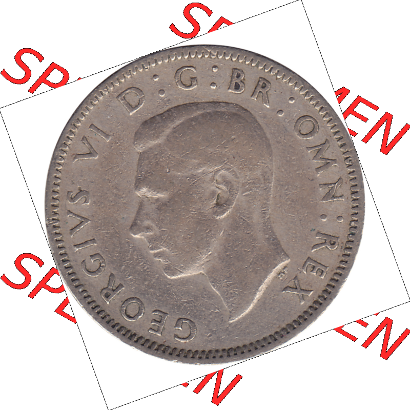 Münzen Großbritannien Umlaufmünzen Sammlung in PNG 1947-1948, 1 One Schilling - One Shilling, 1947-02 Sitzender gekrönter Löwe auf Krone (5) - Digitales... Sammlung