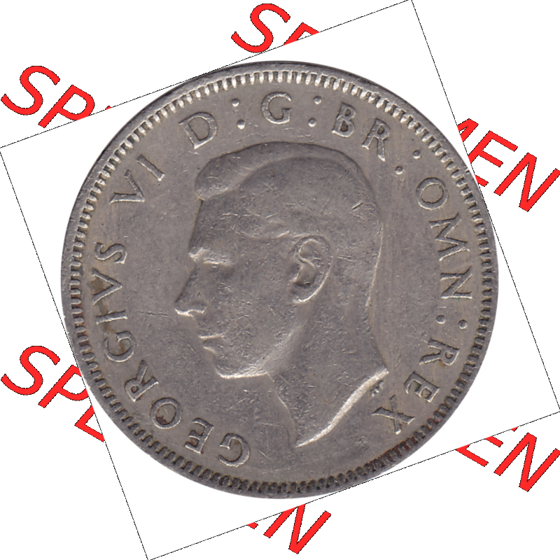 Münzen Großbritannien Umlaufmünzen Sammlung in PNG 1947-1948, 1 One Schilling - One Shilling, 1948-04 Stehender gekrönter Löwe auf Krone (5) - Digitales... Sammlung