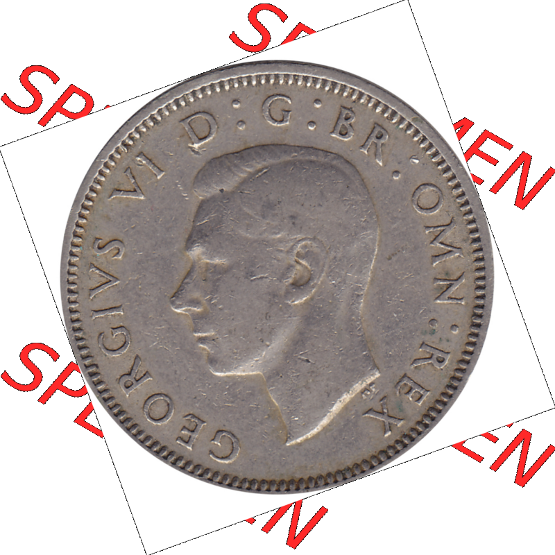 Münzen Großbritannien Umlaufmünzen Sammlung in PNG 1947-1948, 1 One Schilling - One Shilling, 1948-09 Sitzender gekrönter Löwe auf Krone (5) - Digitales... Sammlung