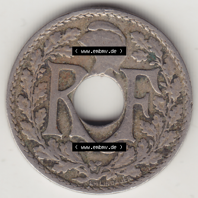 Münze Frankreich Umlaufmünzen Sammlung in PNG 1917-1938, 10 Centimes - Cmes 1920 (1) - Digitales Münzen-Bildmaterial einer französischen Francs Münze aus Frankreich... Sammlung