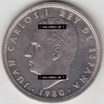 Münze Spanien / España Umlaufmünzen Sammlung in PNG 1980-1992, 50 Pesetas - Peseten (2) - Digitales Münzen-Bildmaterial einer... Sammlung