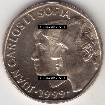 Münze Spanien / España Umlaufmünzen Sammlung in PNG 1993-2001, 500 PTAS, Peseten (2) - Digitales Münzen-Bildmaterial einer... Sammlung