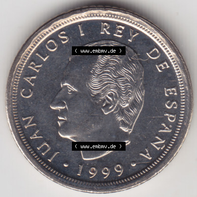 Münze Spanien / España Umlaufmünzen Sammlung in PNG 1998-2000, 10 Pesetas, Peseten (2) - Digitales Münzen-Bildmaterial einer... Sammlung